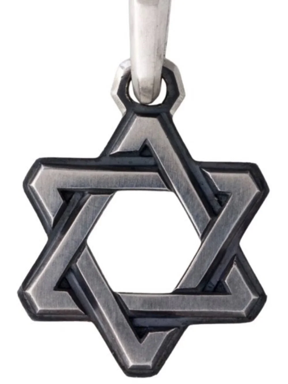 DAVID YURMAN STERLING SILVER 925 DECO STAR OF DAVID PENDANT